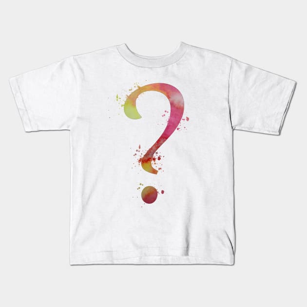 Question mark Kids T-Shirt by TheJollyMarten